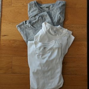 UNIQLO MEN'S SUPIMA COTTON CREW NECK T-SHIRT LOT